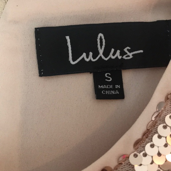 Lulus gold sequin dress - Picture 3 of 4